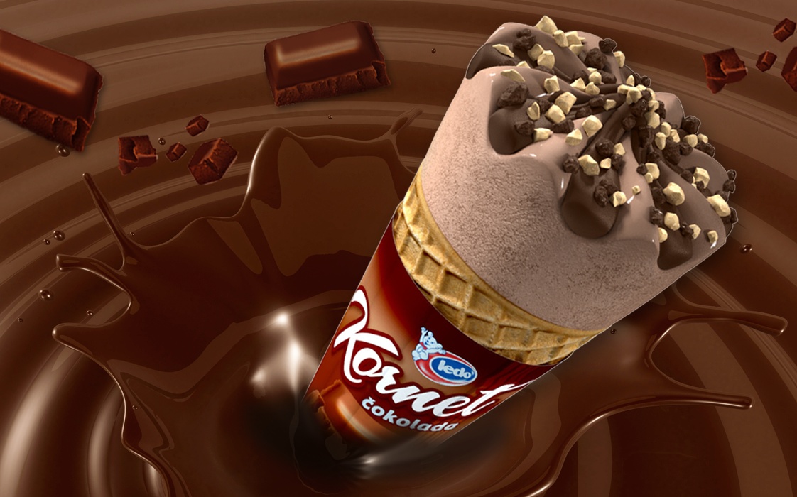 Chocolate Cone Cones Ice creams Products — Ledo