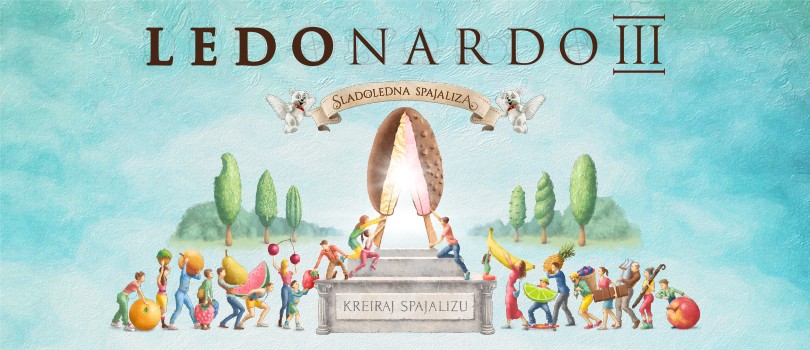 Ledonardo 3: Create your SPAJALIZA fantasy ice cream combination and win brilliant prizes!