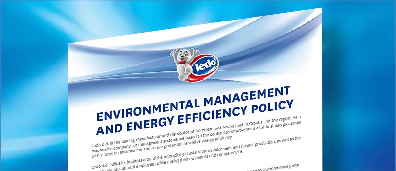 Enviromental management and energy efficiency policy