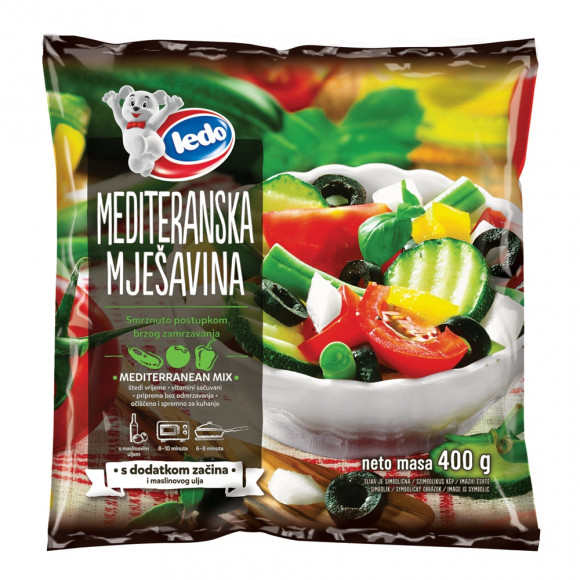 Mediteranska mješavina – Mješavine povrća – Povrće i voće – Smrznuta hrana — Ledo