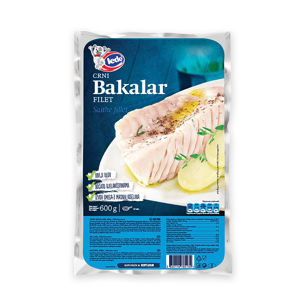 Crni bakalar filet 600g